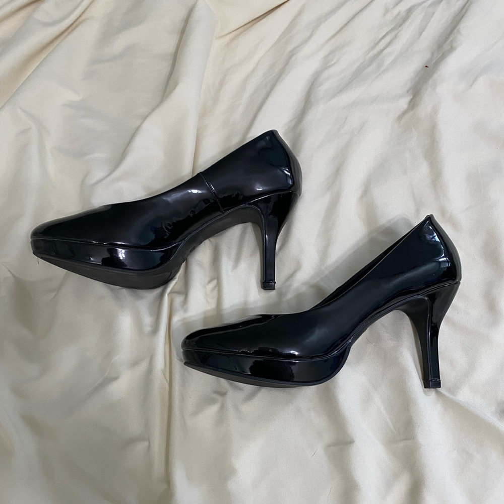 Black Patent Leather Pumps